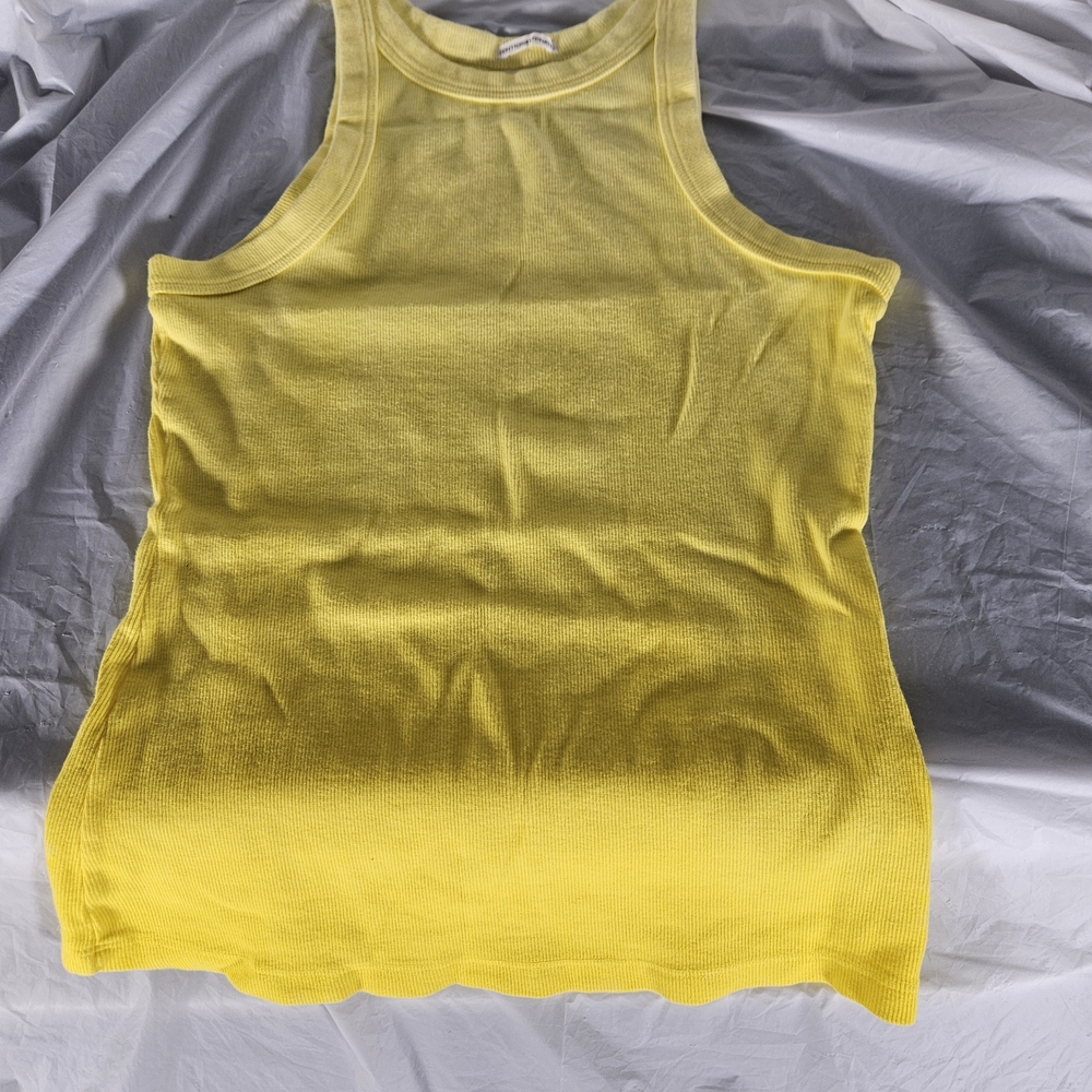 Mother Yellow Ombre Sleeveless Women's Top